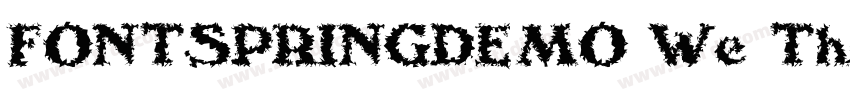 FONTSPRINGDEMO We Th字体转换